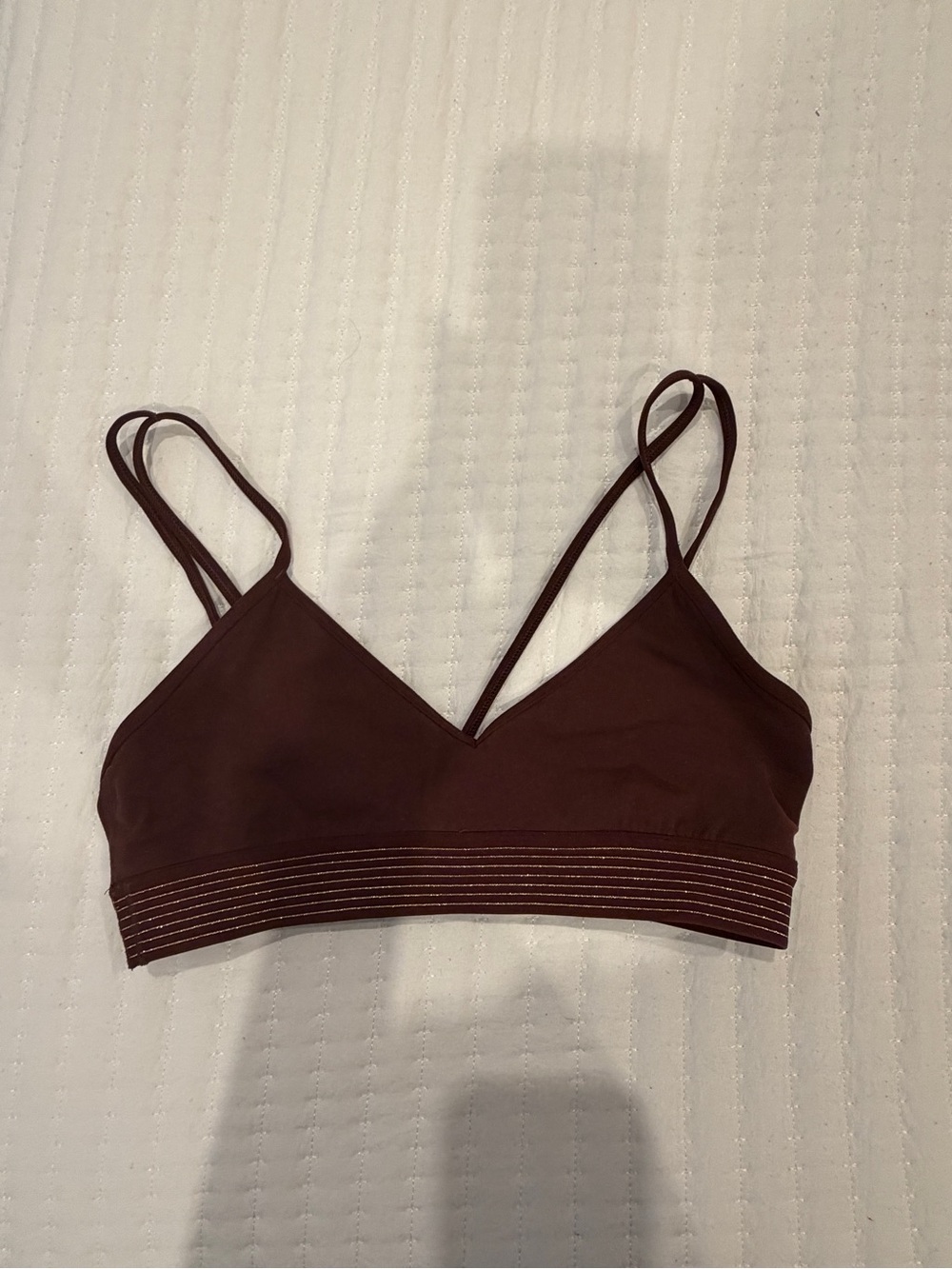 lululemon athletica Strappy Wireless Bralette in Deep Brown